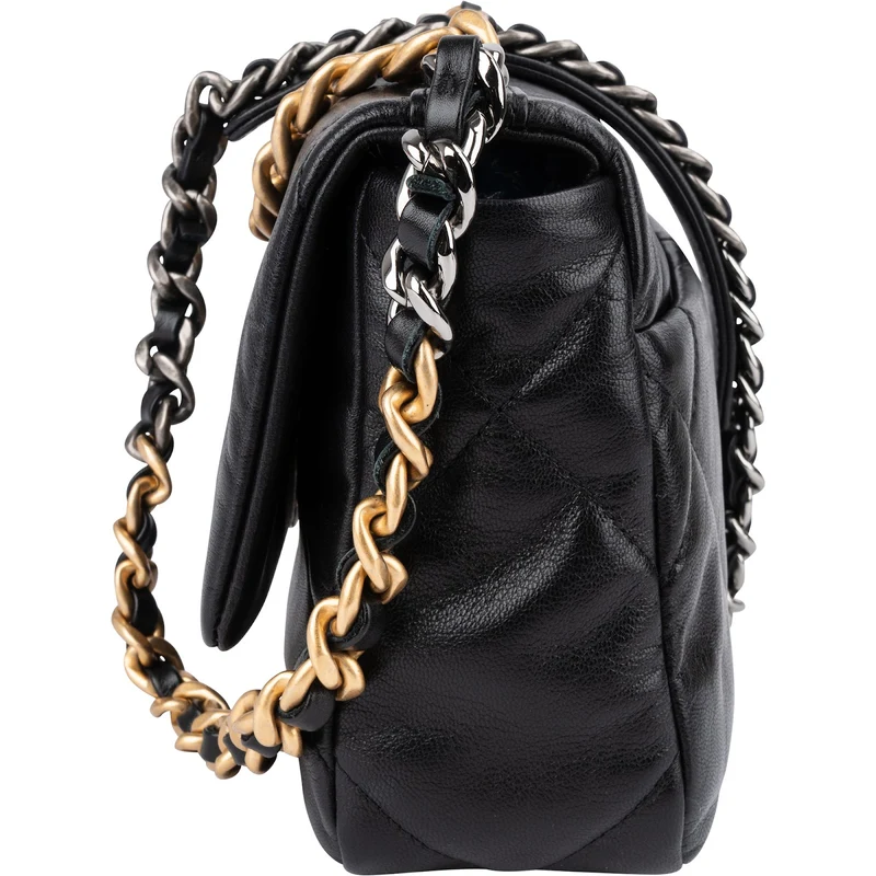 Chanel 19 Quilted Lambskin Single Flap Crossbody Bag