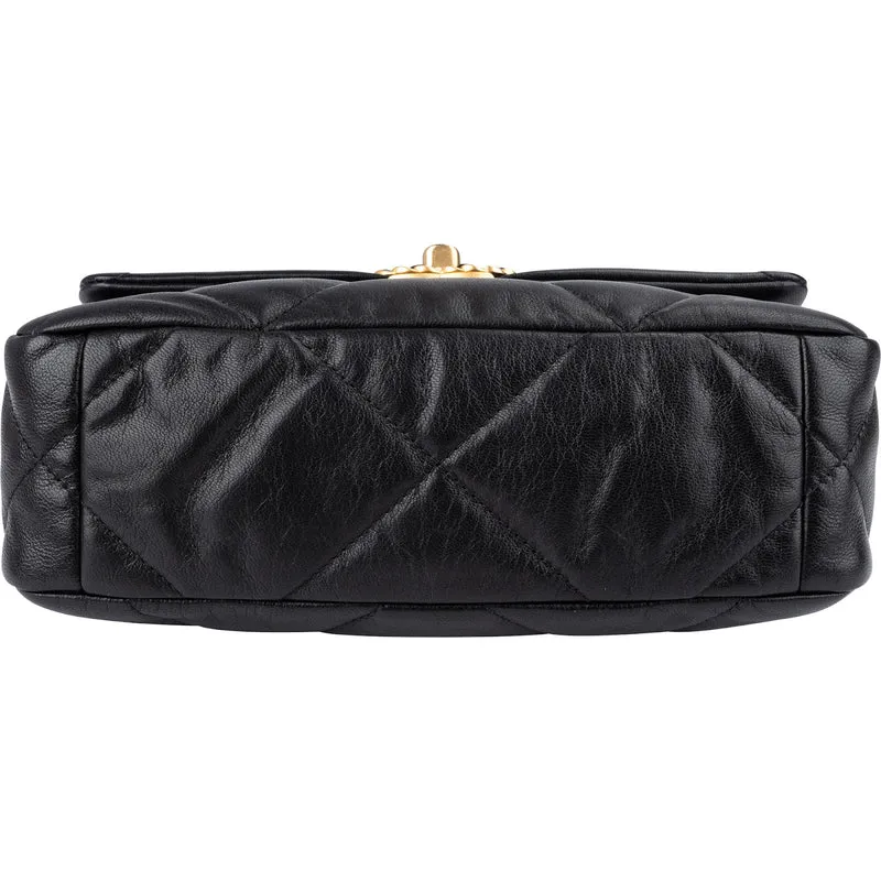 Chanel 19 Quilted Lambskin Single Flap Crossbody Bag