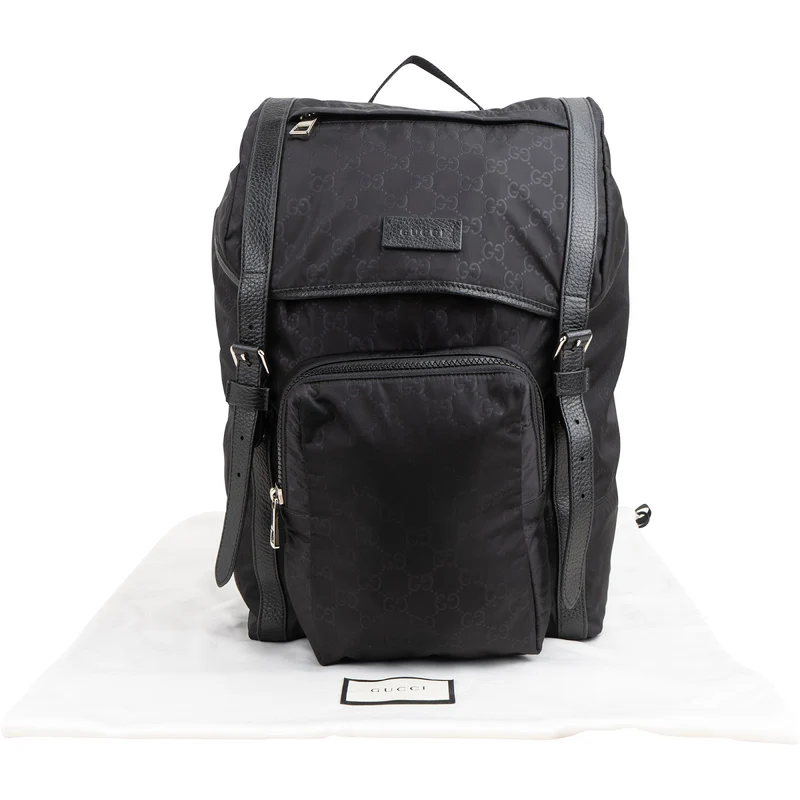 Gucci Monogram GG Nylon Backpack
