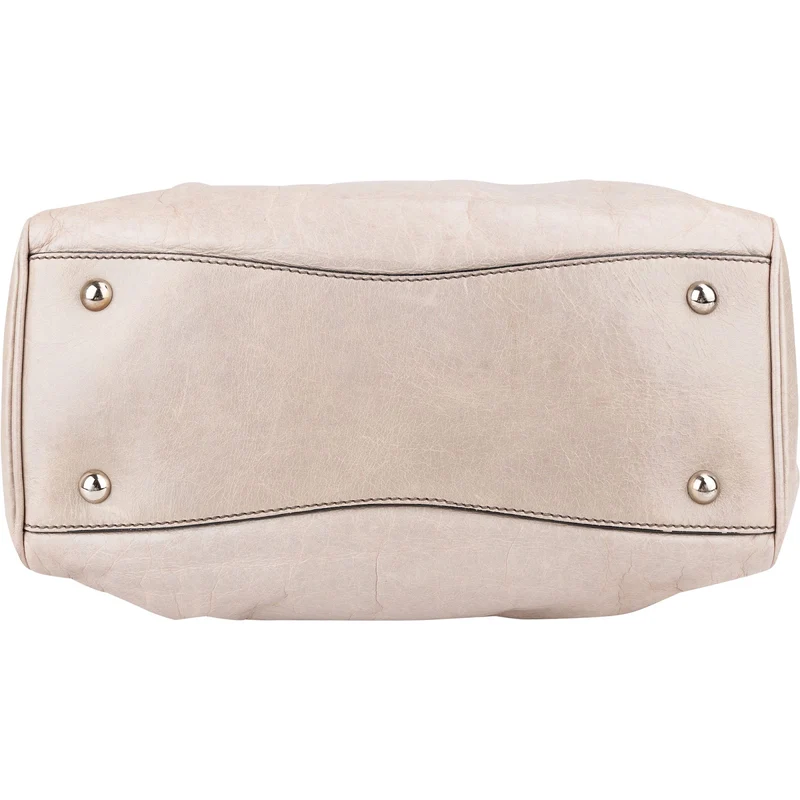Miu Miu Vitello Lux Leather Bow Small Hobo Handbag