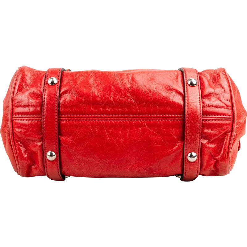 Miu Miu Vitello Lux Leather Bow Handbag