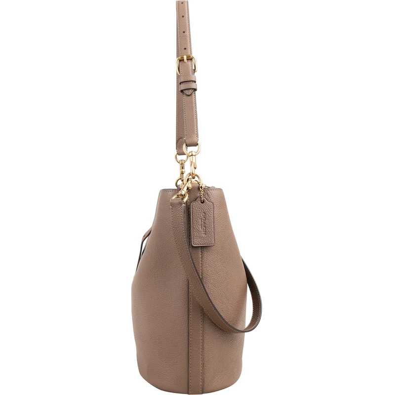 Coach Pebbled Leather Willow Bucket Crossbody Bag