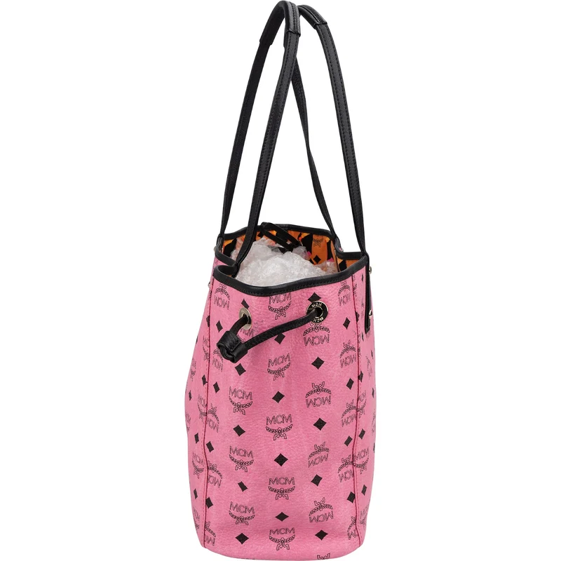 MCM Monogram Visetos Liz Reversible Shopper Tote Shoulder Bag