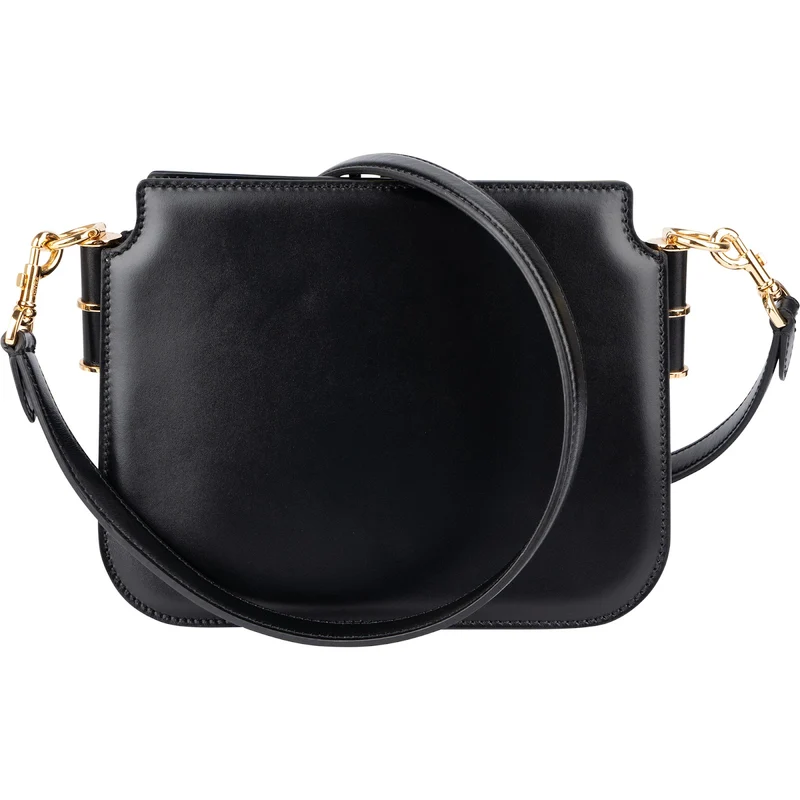 Fendi Black FF Touch Calfskin Crossbody Bag