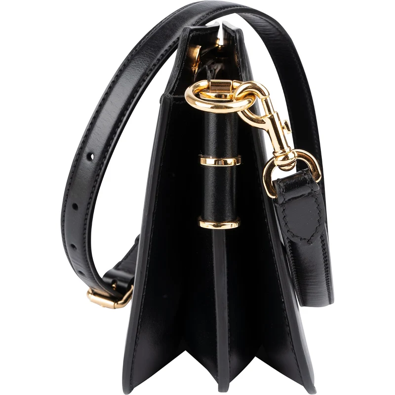 Fendi Black FF Touch Calfskin Crossbody Bag
