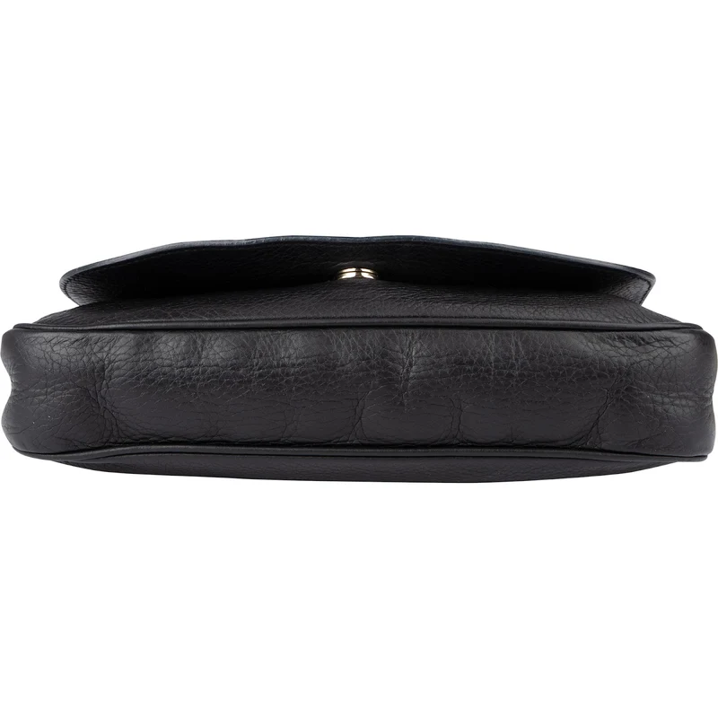 Gucci Black Leather Soho Chain Crossbody Bag