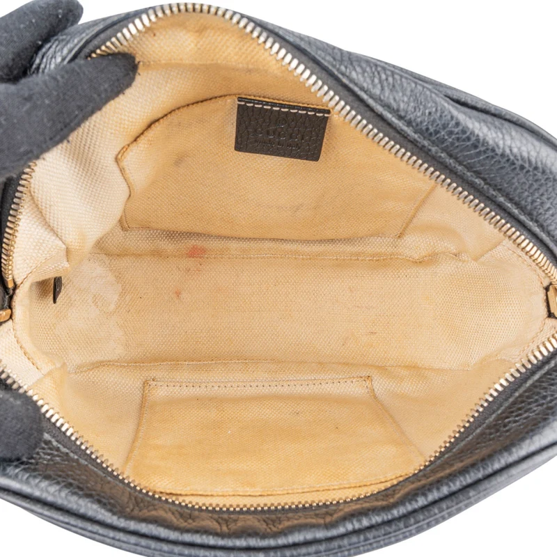 Gucci Black Leather Soho Disco Crossbody Bag