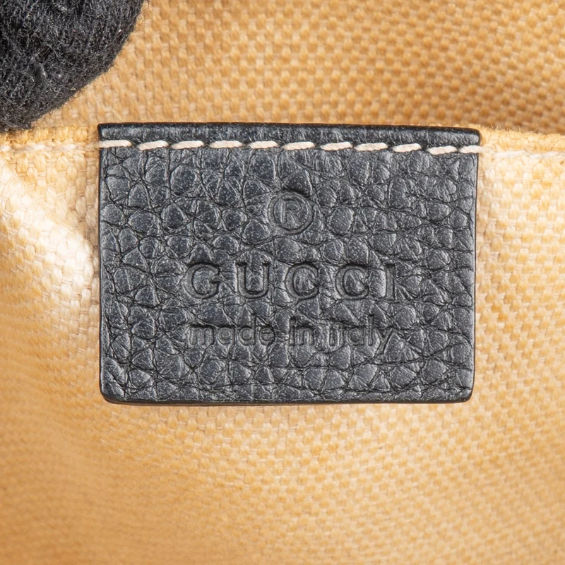 Gucci Black Leather Soho Disco Crossbody Bag