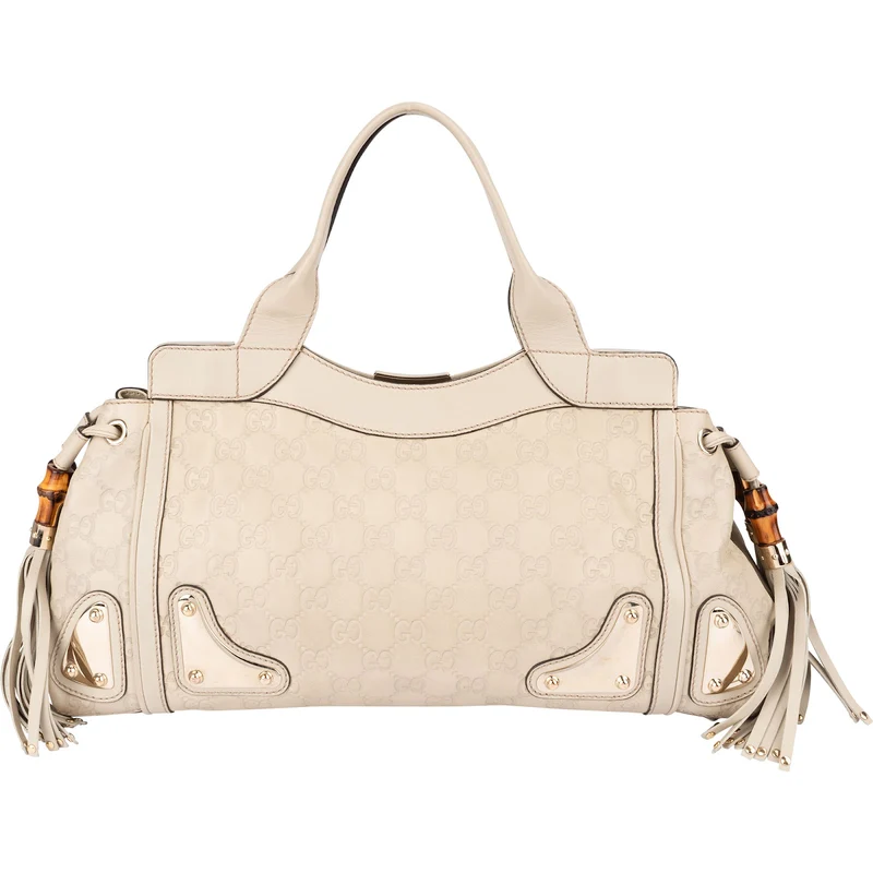 Gucci Guccissima Leather Babouska Boston Handbag