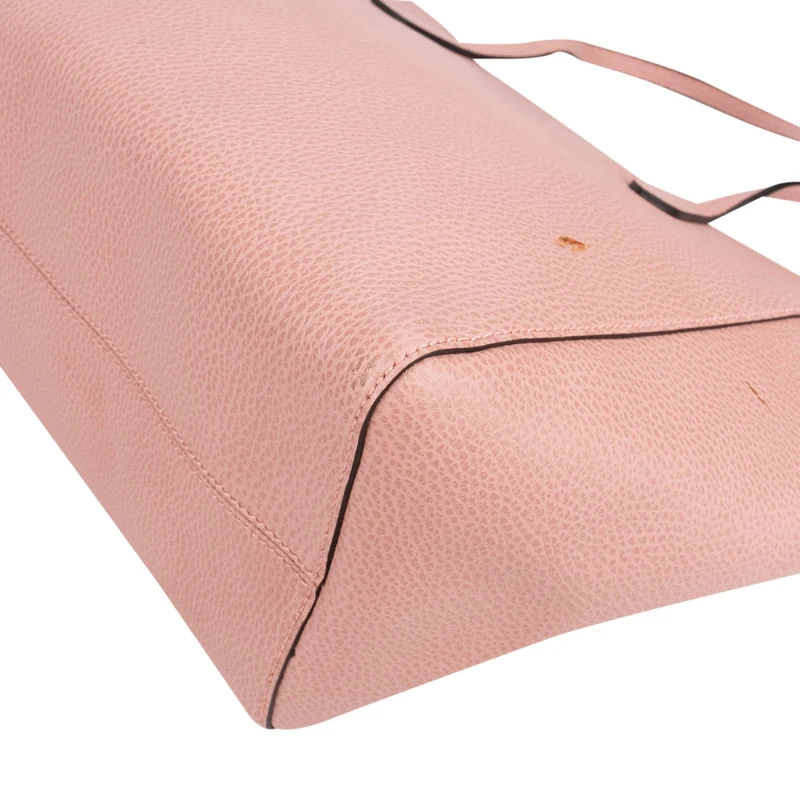 Gucci Pebbled Leather Swing Shopper Shoulder Bag