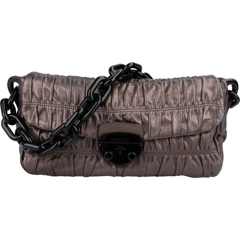 Prada Nappa Gaufre Leather Chain Bag Shoulder Bag