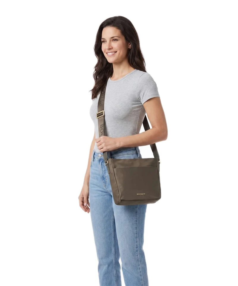 Bogner Klosters Neve Juna Umhängetasche dark olive