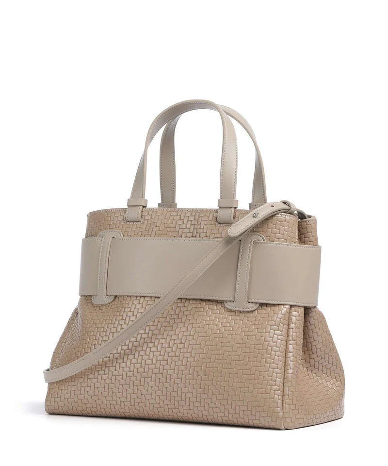 Armani Exchange Susy Soft Woven S Handtasche sand