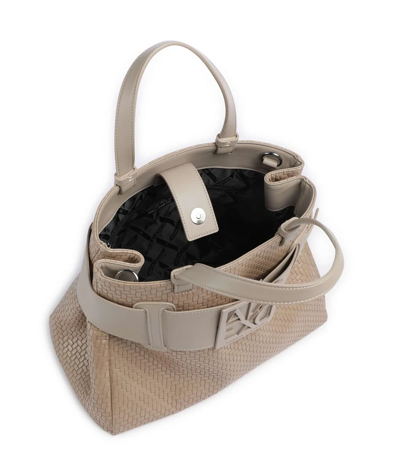 Armani Exchange Susy Soft Woven S Handtasche sand