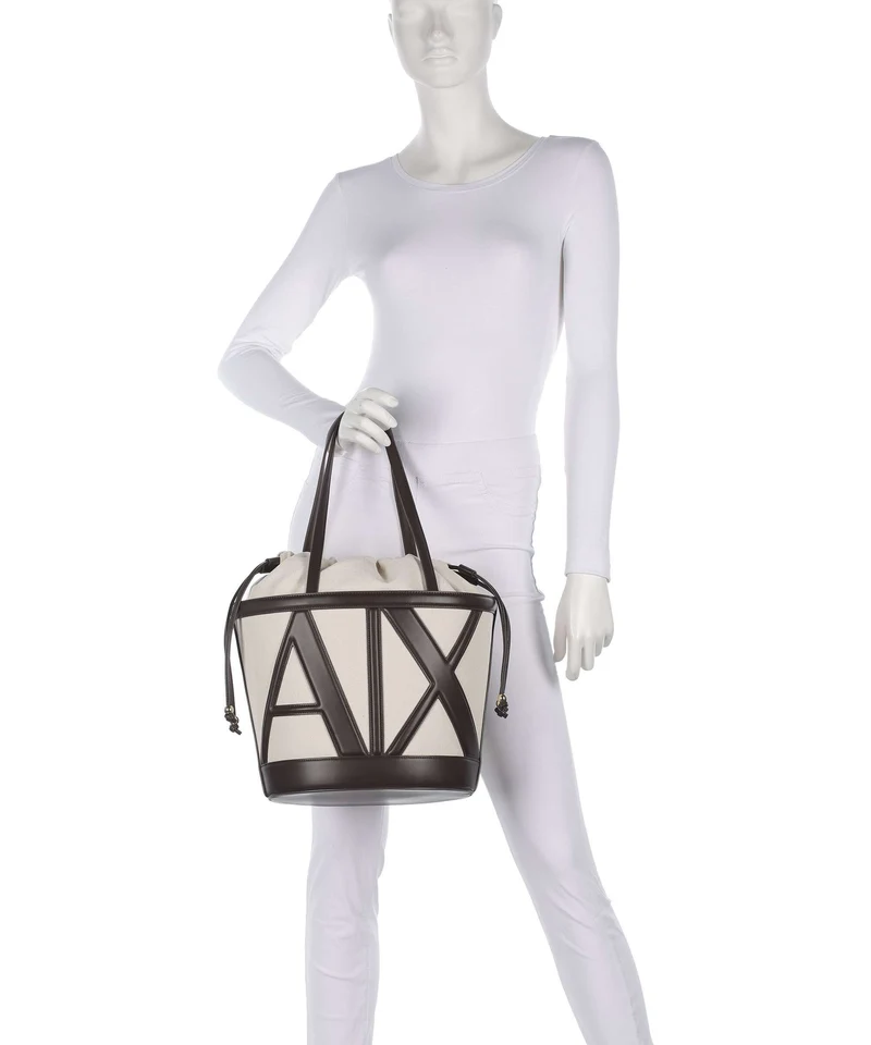 Armani Exchange Marisol Bucket Handtasche natural/dusk shade