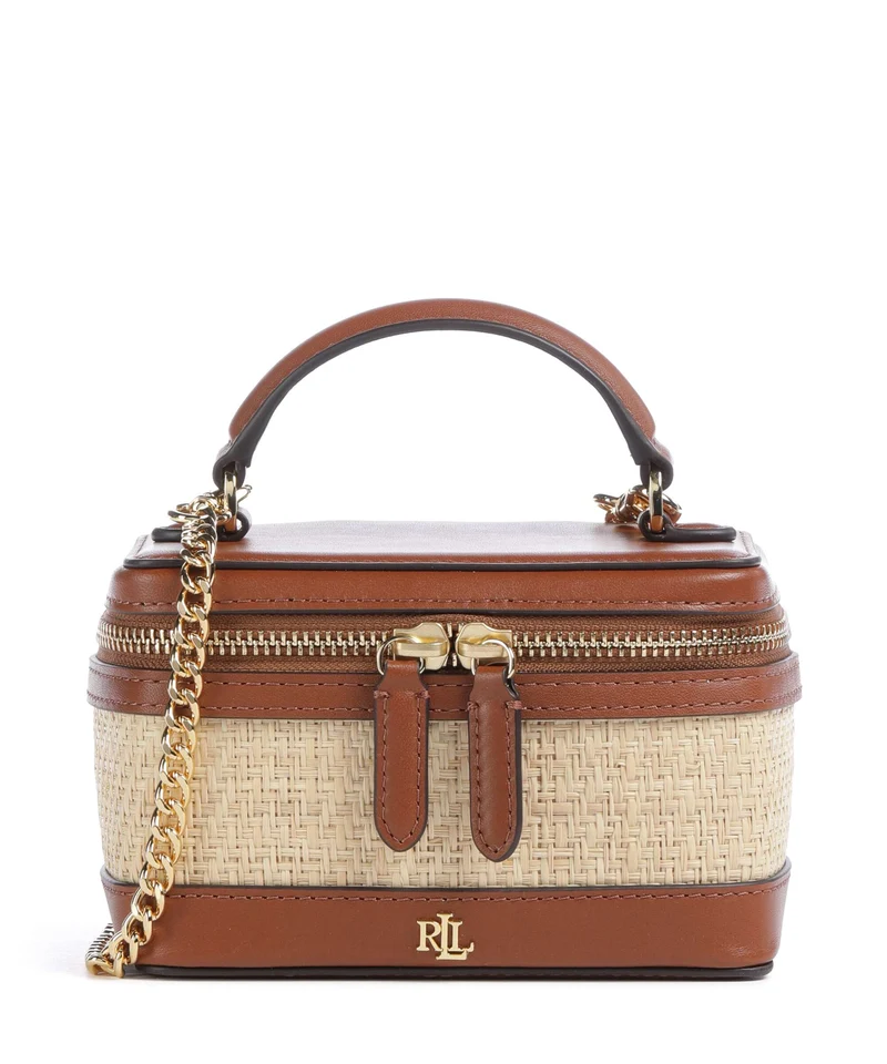 Lauren Ralph Lauren Hallee Small Umhängetasche natural/lauren tan