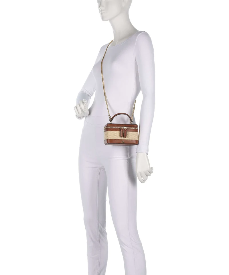 Lauren Ralph Lauren Hallee Small Umhängetasche natural/lauren tan