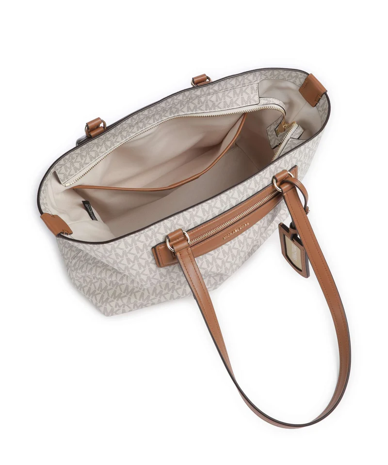 Michael Kors Jet Set Travel Medium Shopper vanilla/acorn