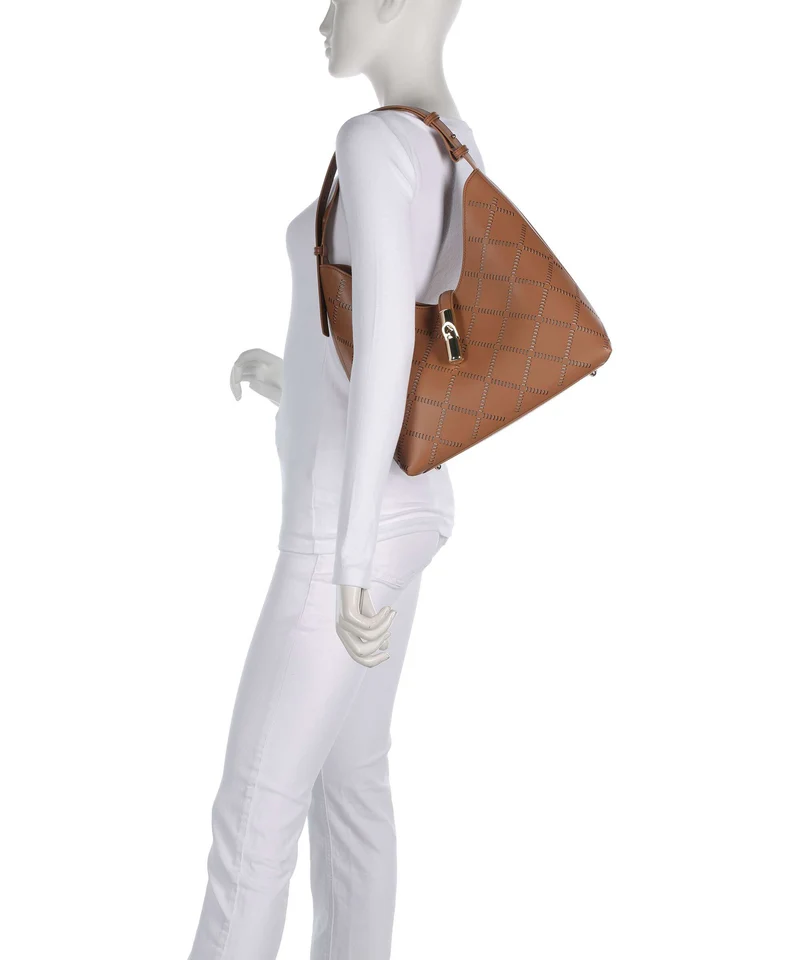 Furla Goccia M Beuteltasche brandy