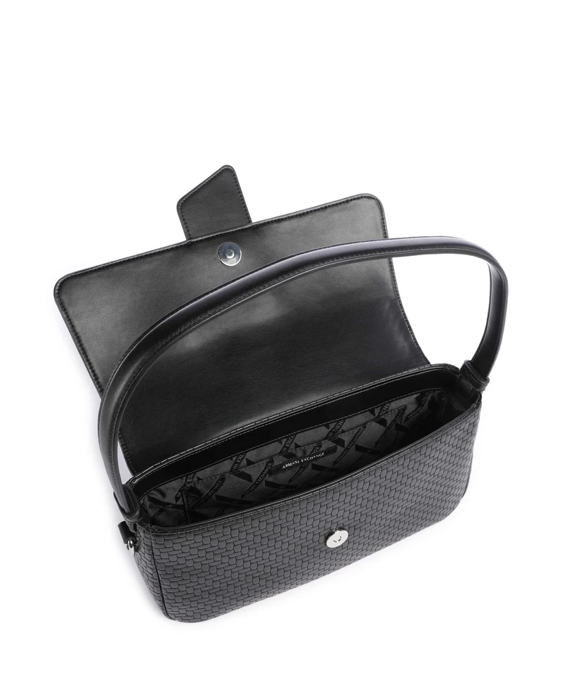 Armani Exchange Susy Soft Woven Schultertasche black