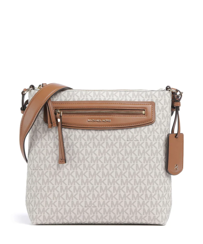 Michael Kors Jet Set Travel Large Umhängetasche vanilla/acrn