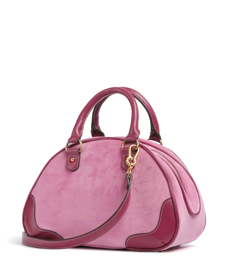 Juicy Couture Twig Narrative Velvet Handtasche super pink