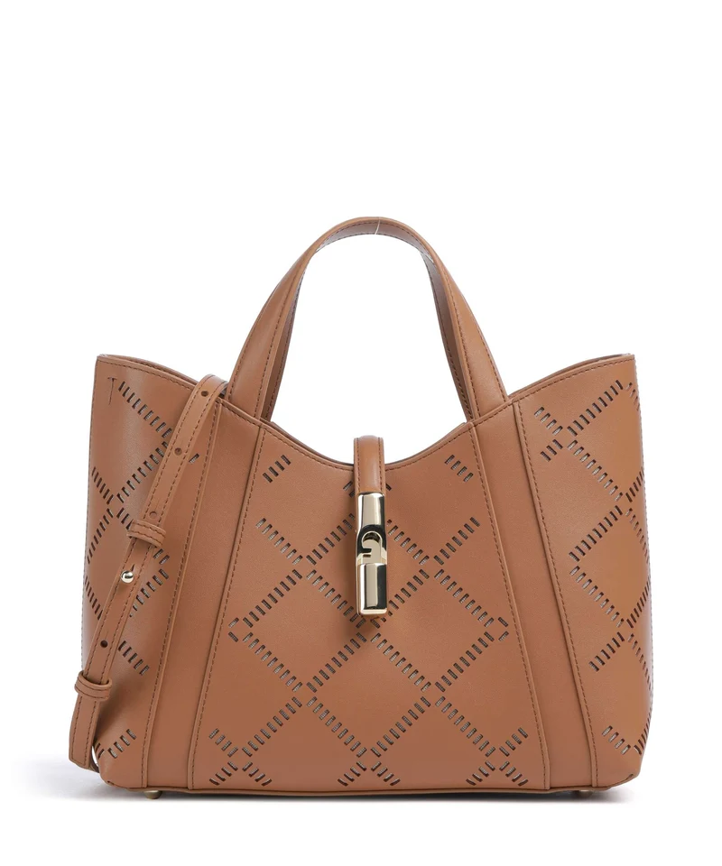 Furla Goccia S Handtasche brandy
