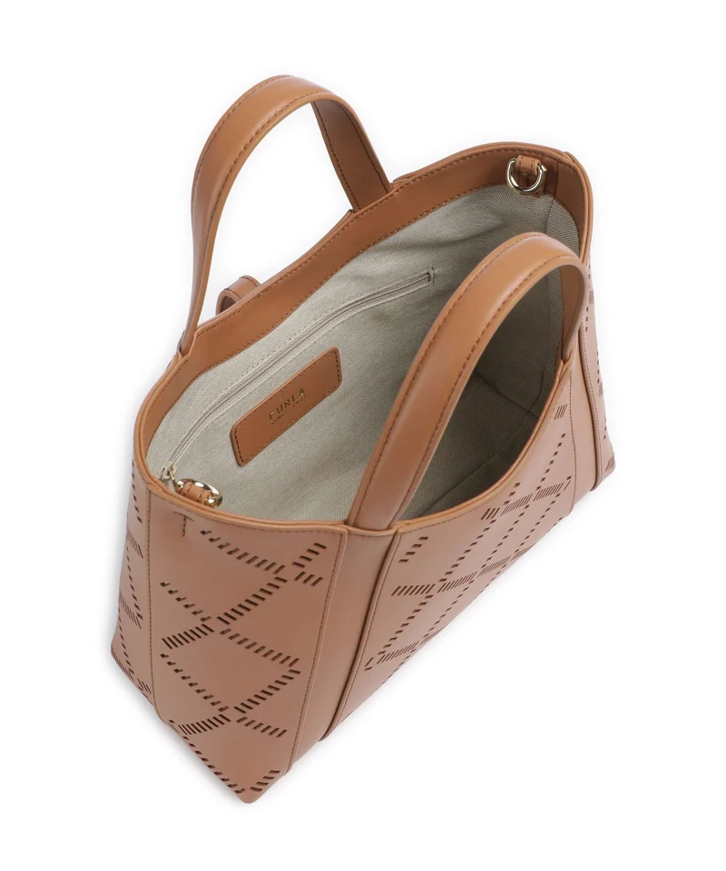 Furla Goccia S Handtasche brandy