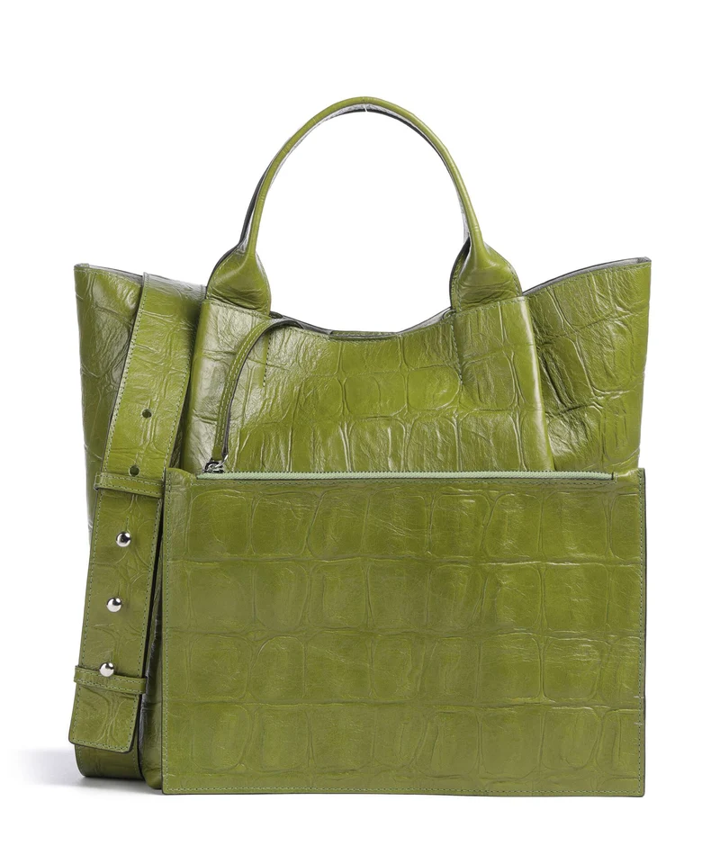 Abro Maxi Cocco Essential Medium Handtasche lime