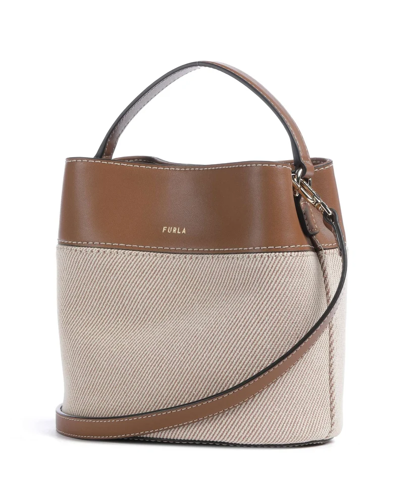 Furla Amelia Mini Bucket Handtasche toni cognac