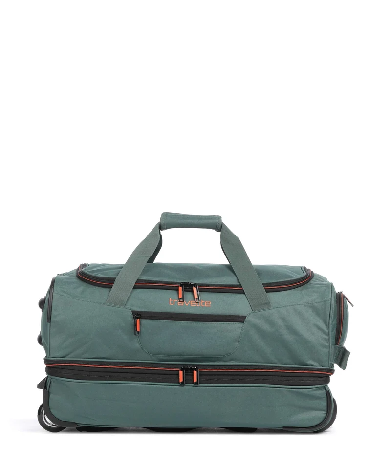 Travelite Basics Rollenreisetasche dunkelgrün