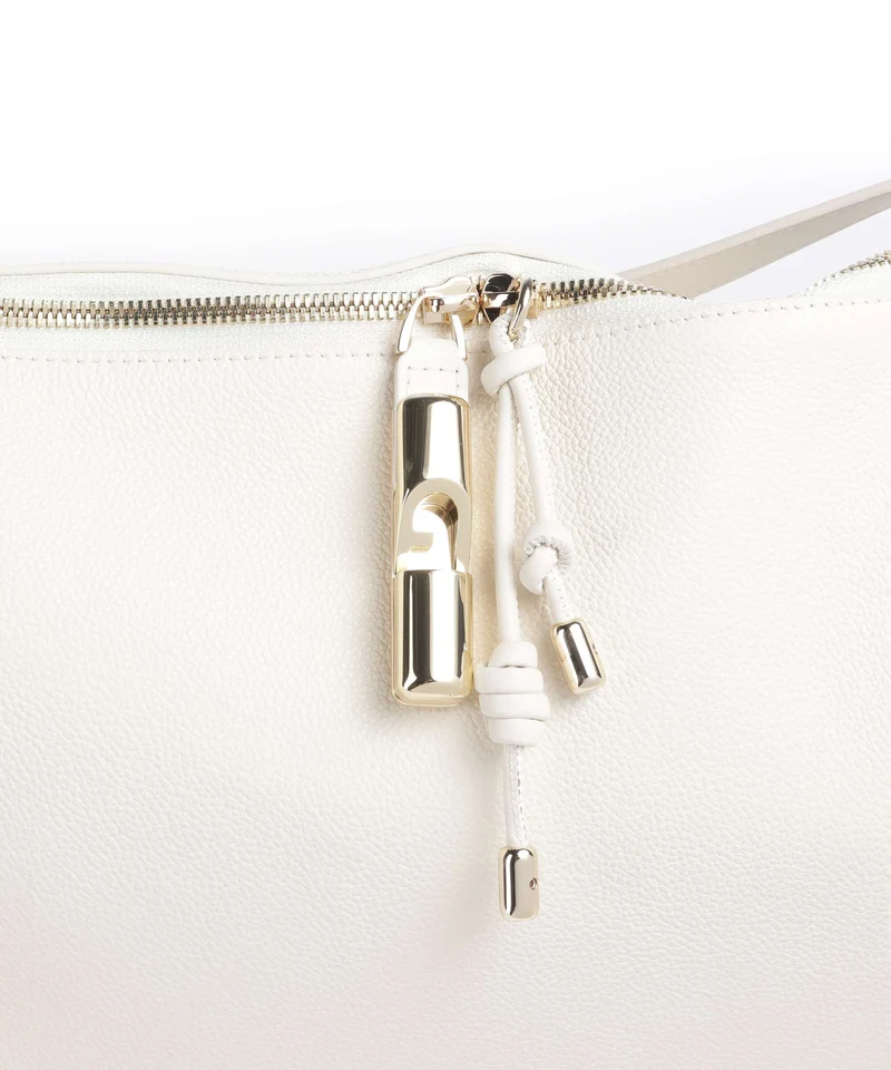 Furla Debby M Beuteltasche panna
