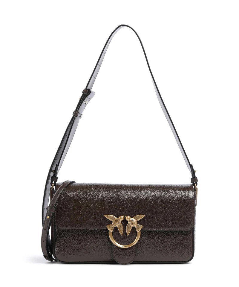 Pinko Love One Classic Slouchy Schultertasche marrone/chicco di caffe/antique