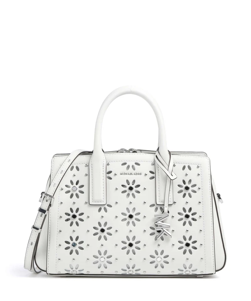 Michael Kors Laila Small Handtasche optic white