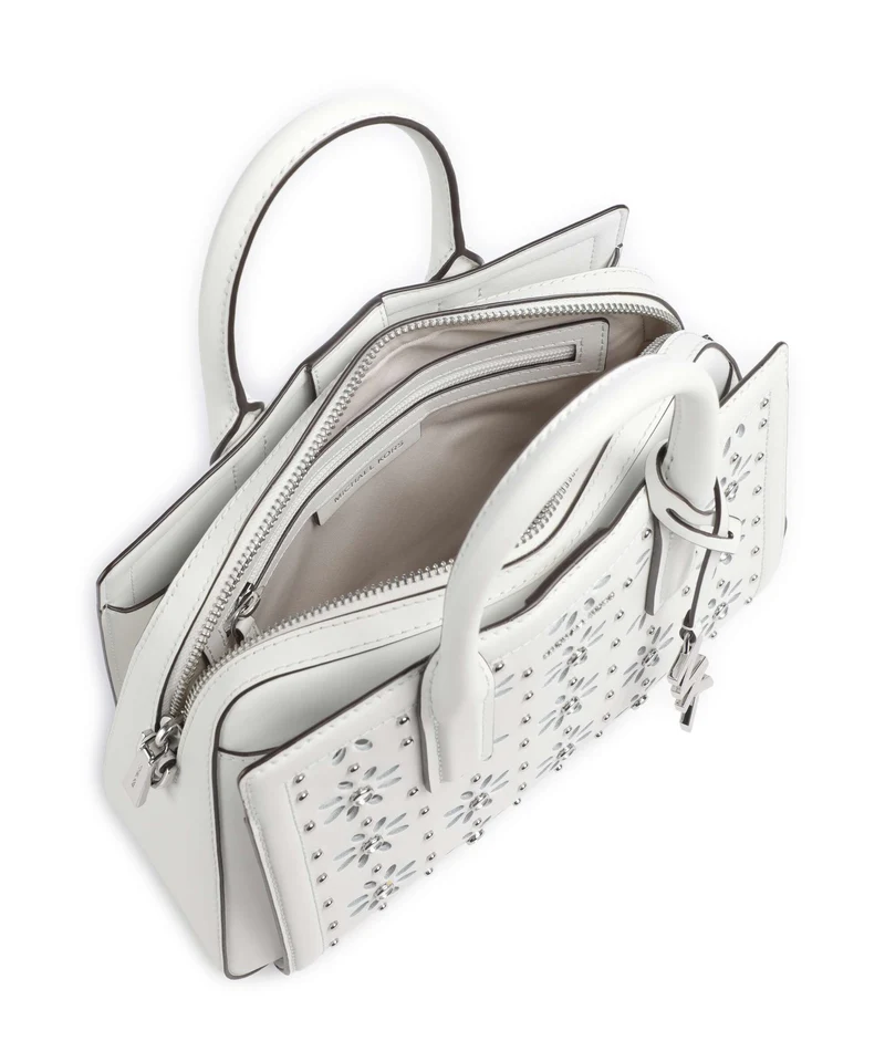 Michael Kors Laila Small Handtasche optic white