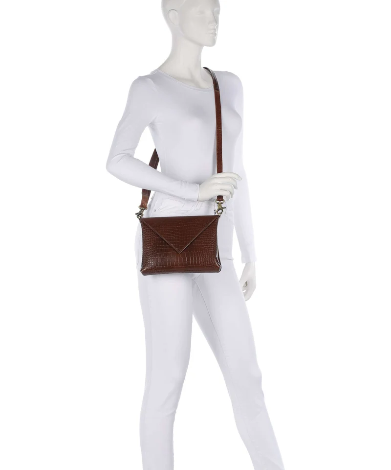 Depeche Fashion Favourites Umhängetasche cognac croco