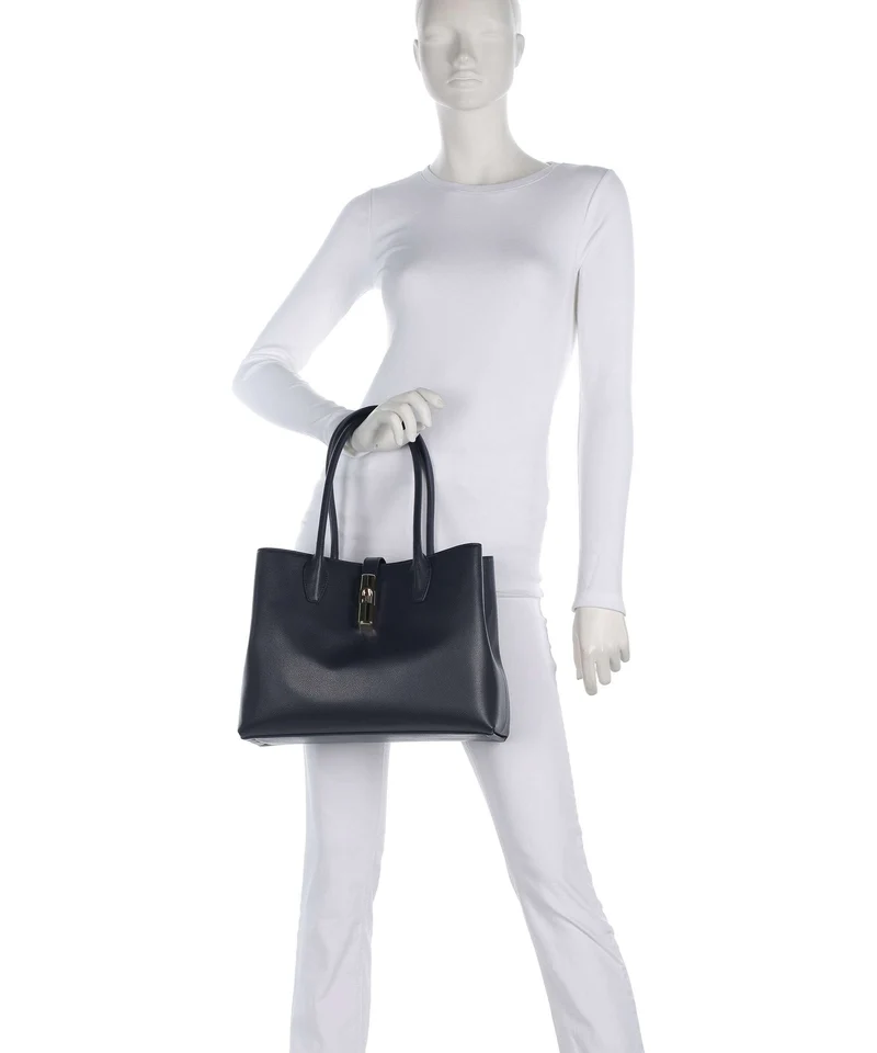 Furla Goccia M Shopper ink blue