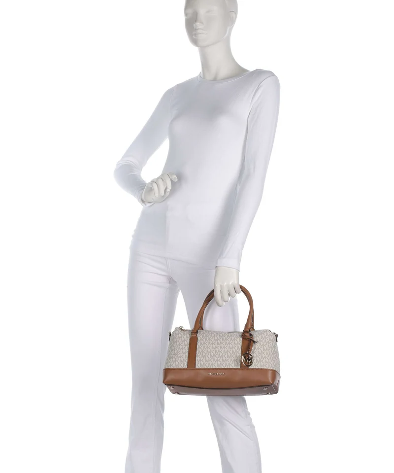 Michael Kors Andie Medium Handtasche vanilla/acorn