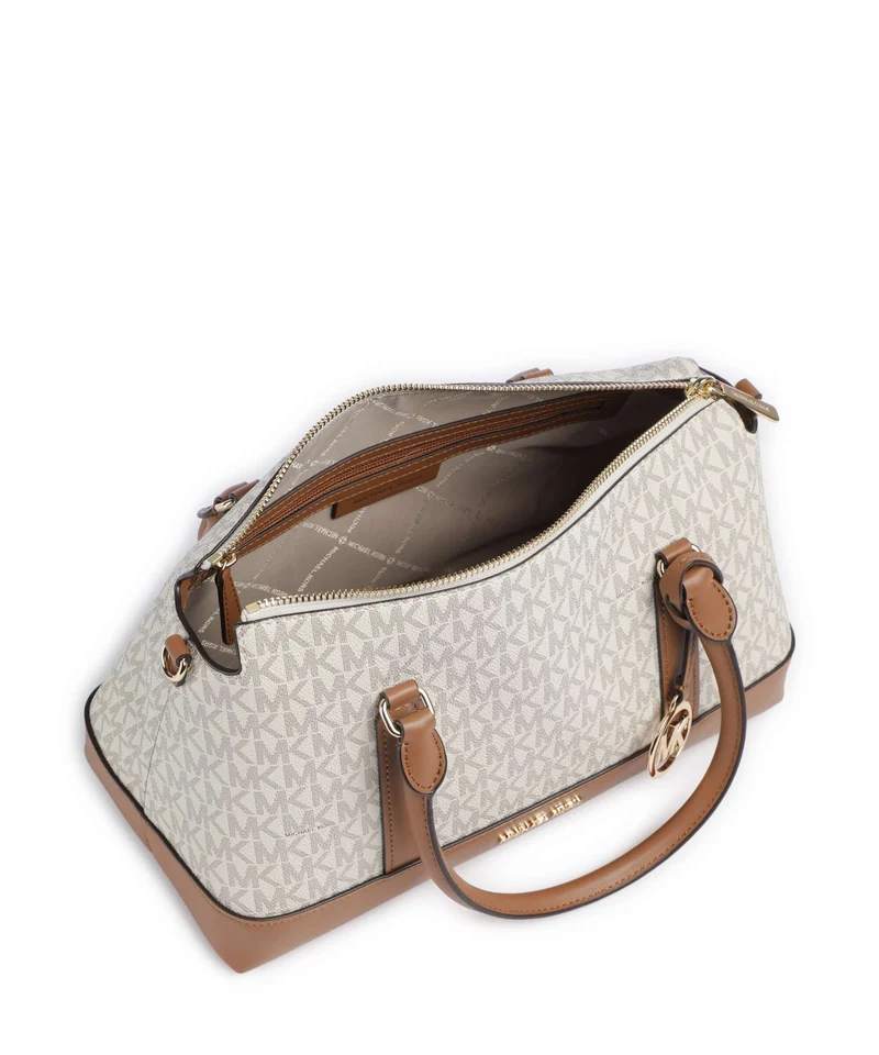 Michael Kors Andie Medium Handtasche vanilla/acorn