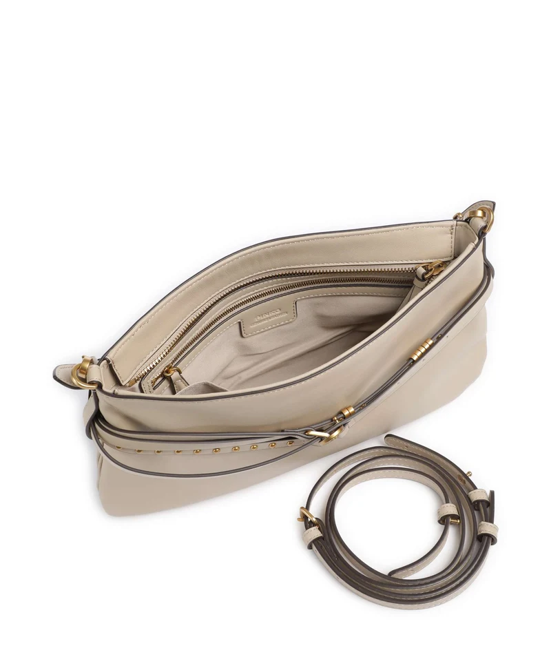 Pinko Belt Classic Schultertasche beige/grigio fumo/antique gold