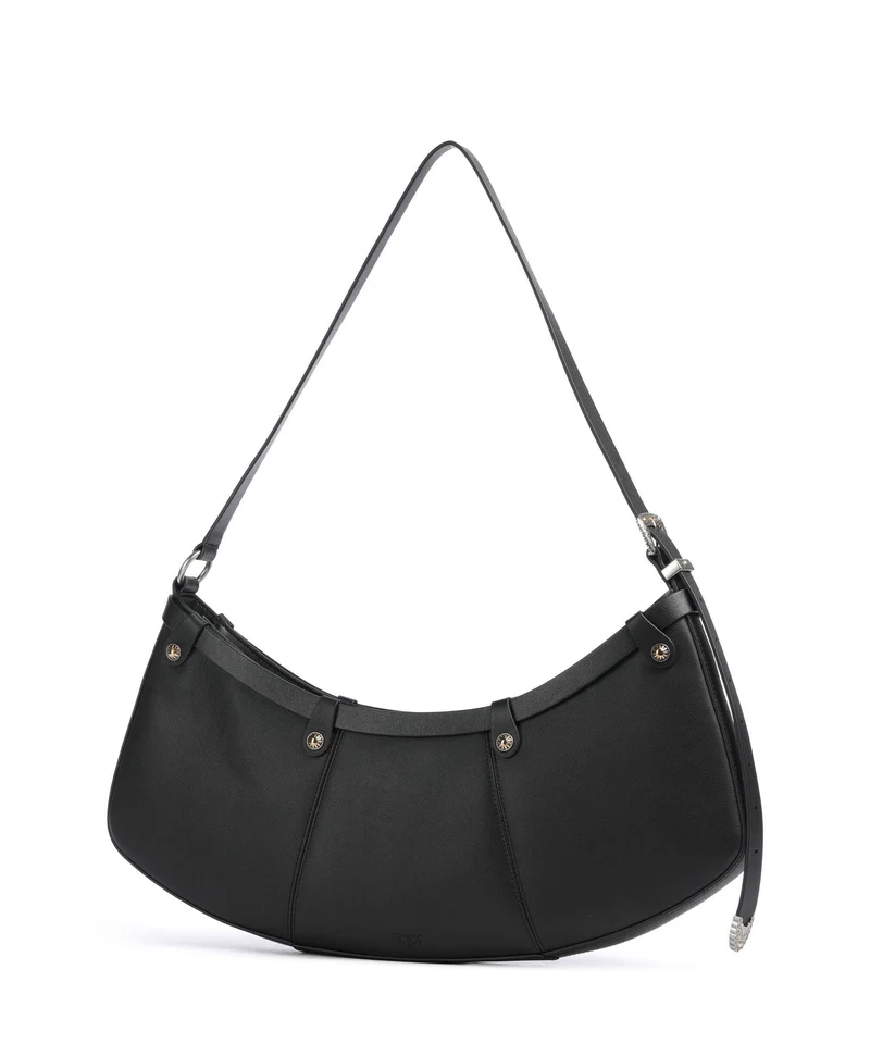 Pinko Pocket Schultertasche nero/old silver