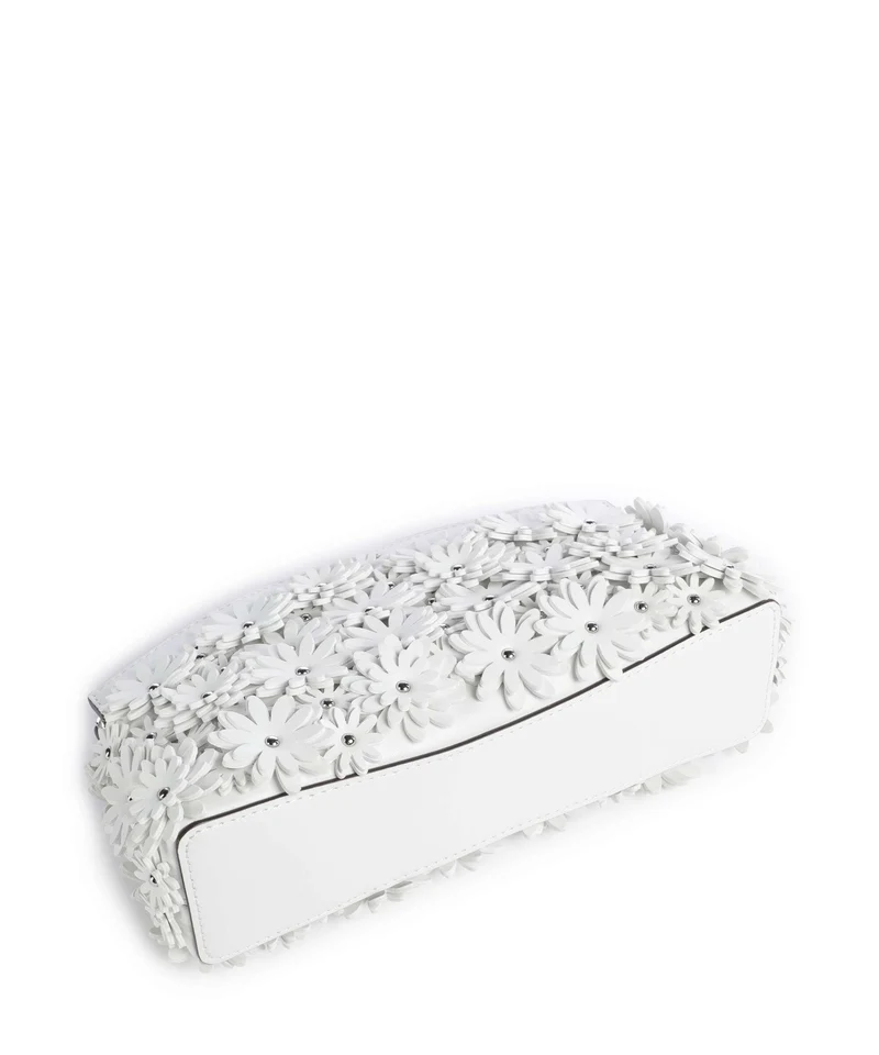 Michael Kors Athena Dome Chain Small Schultertasche optic white