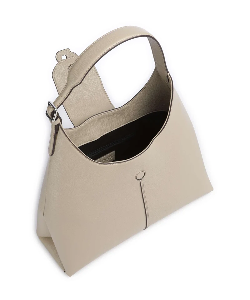 BOSS Anett Big Beuteltasche light beige