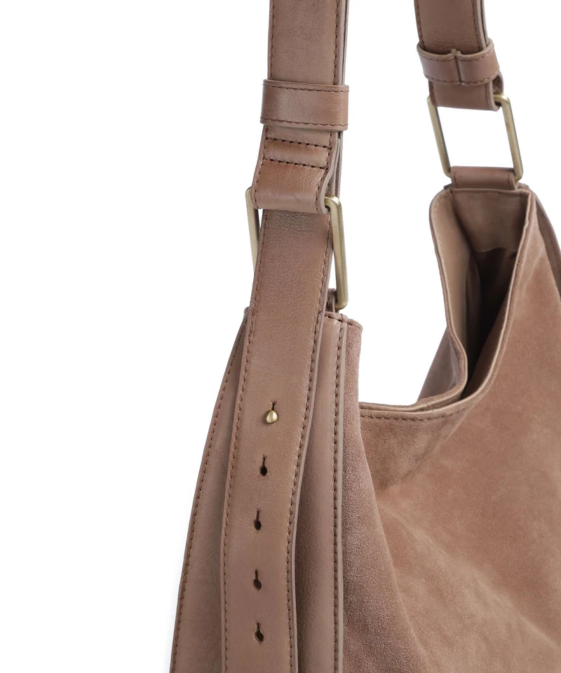 Depeche Madrid Beuteltasche taupe
