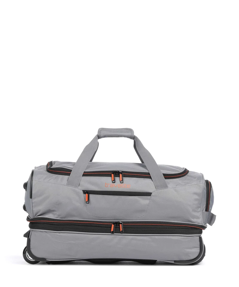 Travelite Basics Rollenreisetasche grau