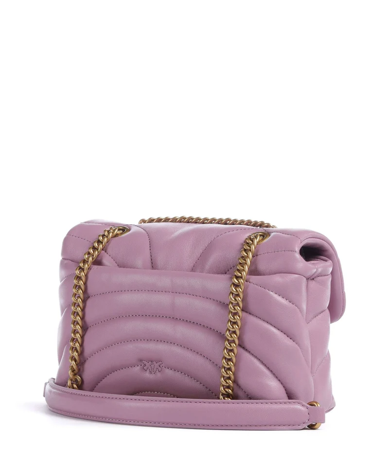 Pinko Love Puff Mini Schultertasche lilla/antique gold