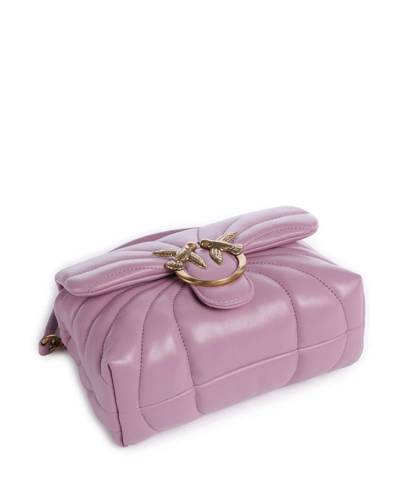 Pinko Love Puff Mini Schultertasche lilla/antique gold