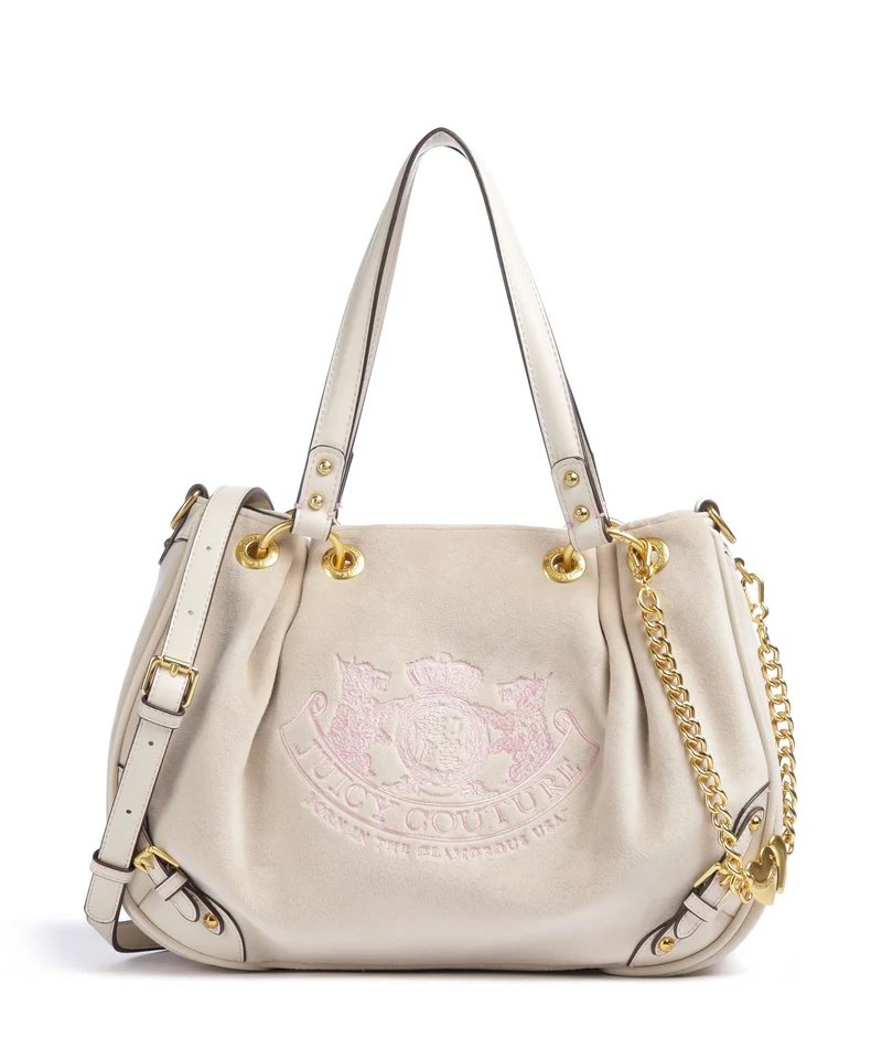 Juicy Couture Twig Narrative Velvet M Beuteltasche marshmallow