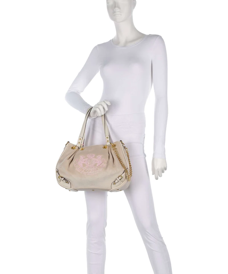 Juicy Couture Twig Narrative Velvet M Beuteltasche marshmallow