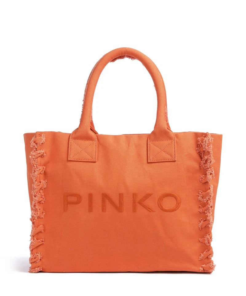 Pinko Beach Handtasche arancio bruc